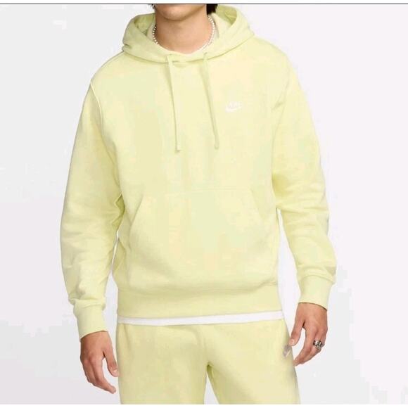 Nike Light Yellow Hoodie - Picture 1 of 10